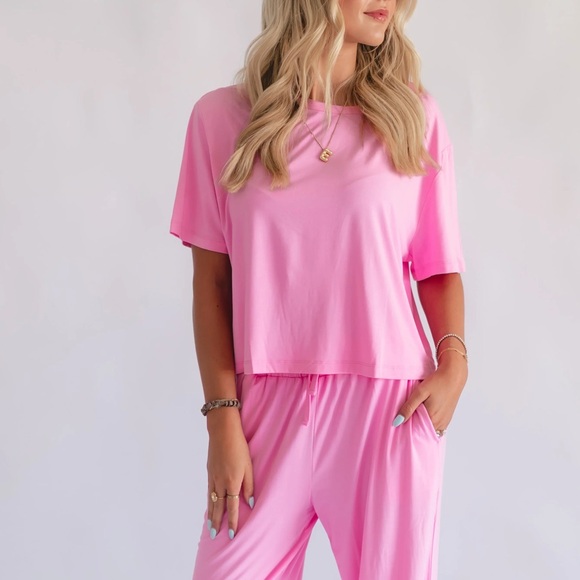 SILKS Tops - SILKS Pretty in Pink Tee shirt